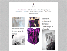 Tablet Screenshot of couture-priscille.com